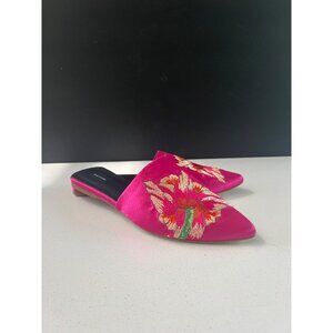 NATORI Arri Satin Embroidered Slide size 8.5 NEW